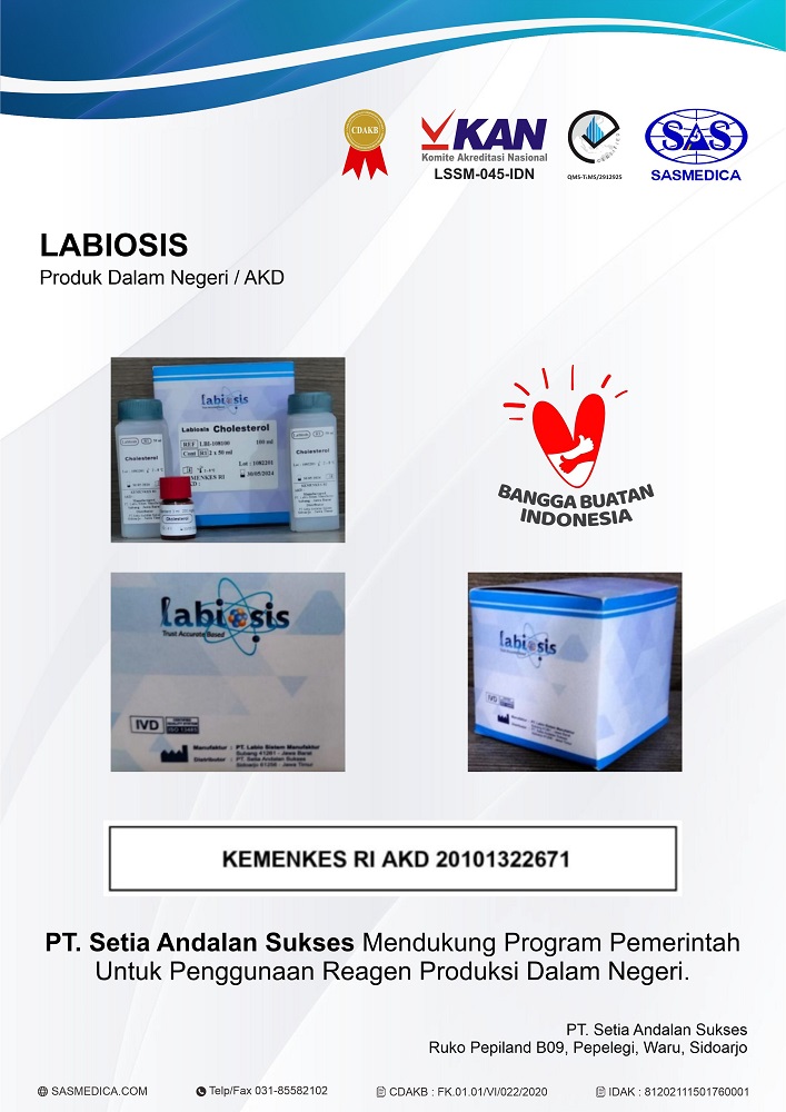 LABIOSIS Reagen Kimia Klinik Dalam Negeri AKD - Sasmedica