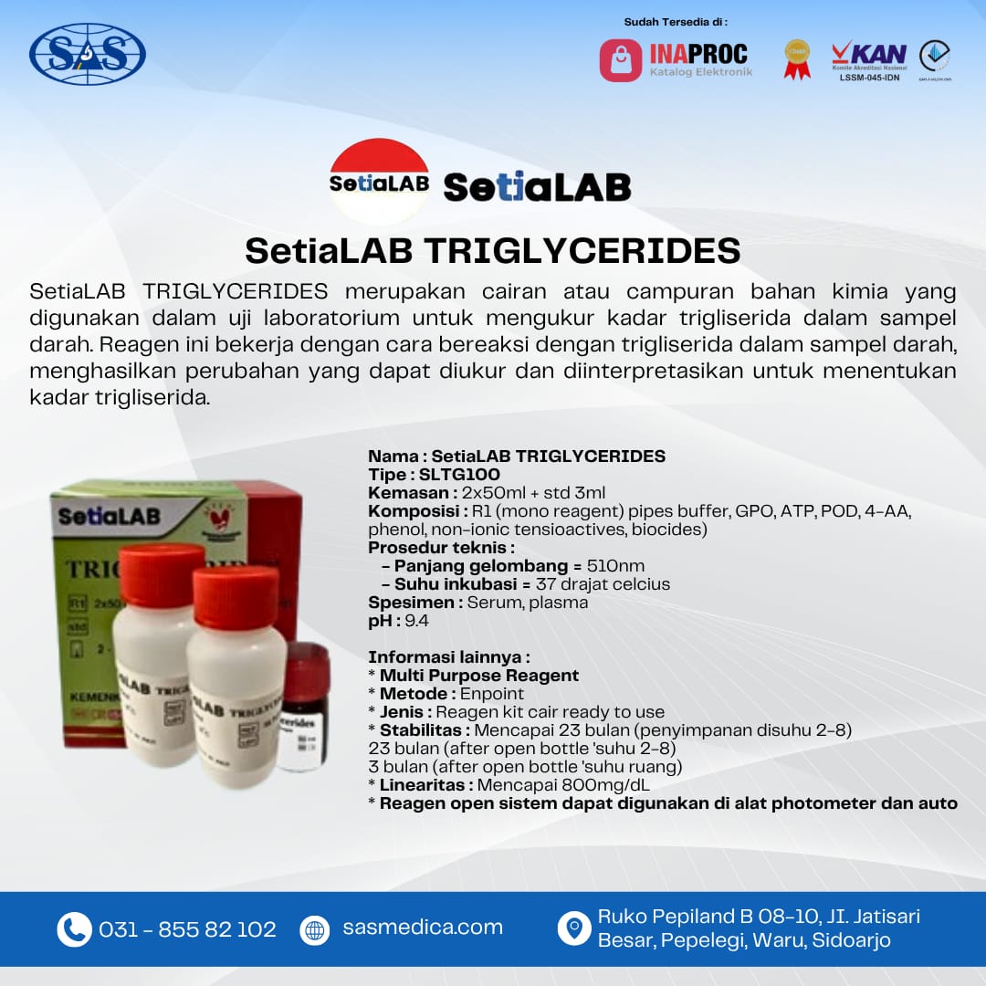 Reagen Triglycerides SETIALAB Reagen Triglycerides SETIALAB